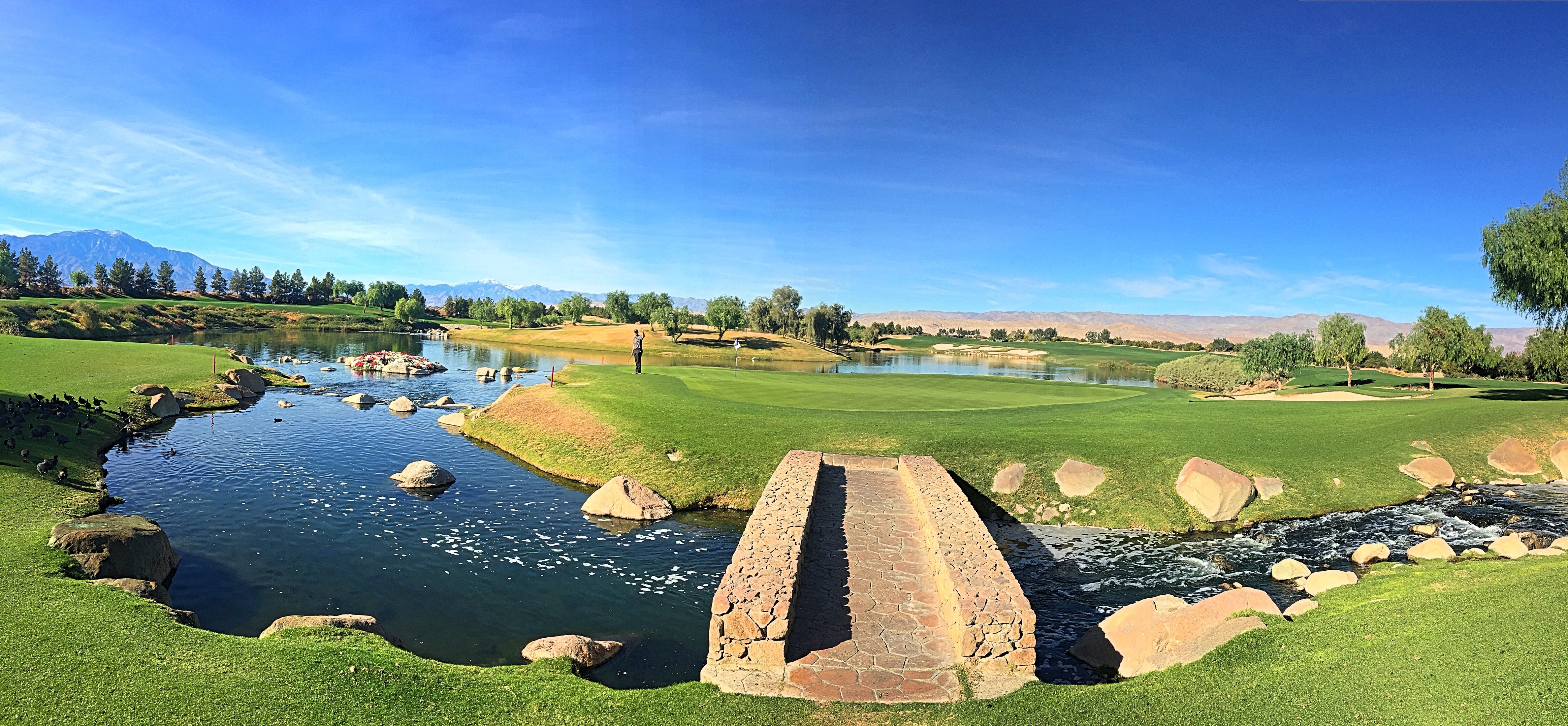 Classic Club Golf Course Review And Rating Palm Desert California   Hole 12 Par 3 